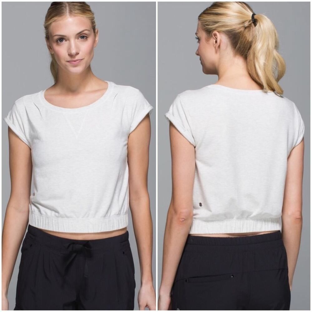 Lululemon Roll Up Crop Top